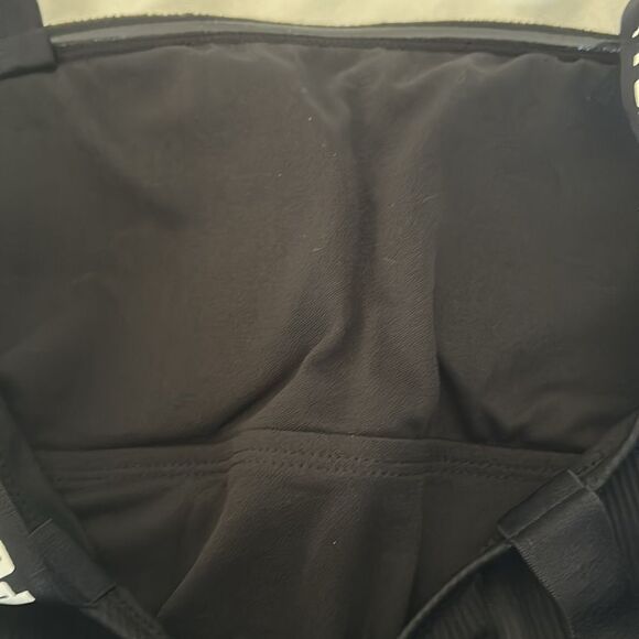 Puma ribbed Black One Piece Swimsuit logo straps, Size Medium, NWT - Picture 7 of 9